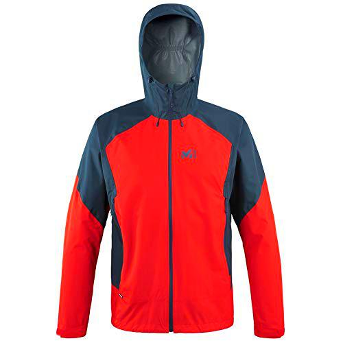 Millet Fitz Roy III Jkt Rain Jacket, Mens, Orion Blue/Fire, S