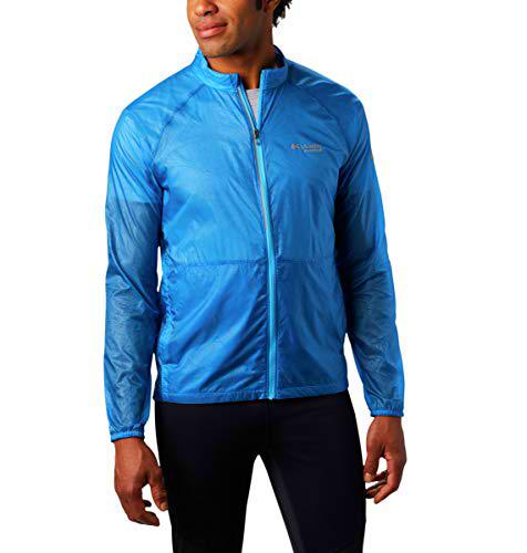 Columbia Windbreaker Jacke Chaqueta para Hombre, Piscina Oscura, Small