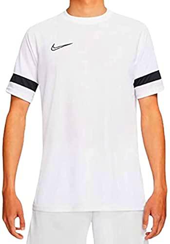 NIKE Nk Df Acd21 Top, Camiseta Hombre, Blanco, L