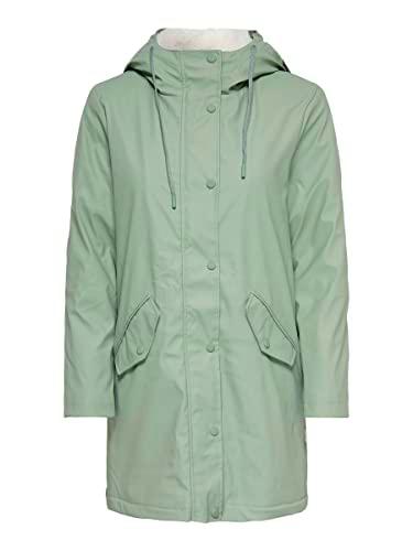 Only Onlsally Raincoat CC Otw Chubasquero, Lily Pad/Detalles: Osito Blanco