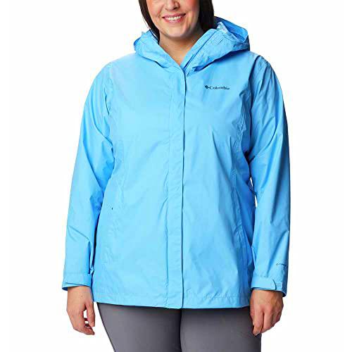 Columbia Arcadia Chubasquero, Vista Azul, Extra-Small para Mujer