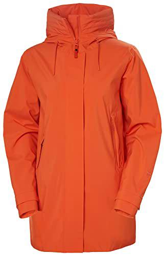 Helly Hansen W Victoria Mid Length Raincoat Terracotta Womens S