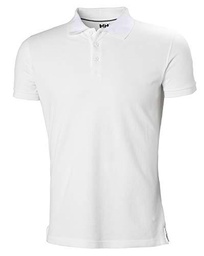 Helly Hansen Crew Camisa Polo, Hombre, Blanco, M