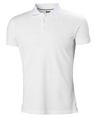 Helly Hansen Crew Camisa Polo, Hombre, Blanco, M