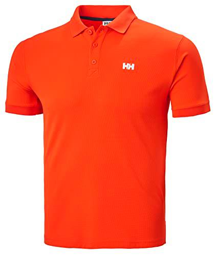 Helly Hansen Driftline Camisa de Polo, Hombre, Tomate, S