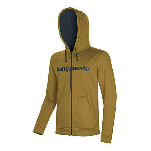 Trangoworld Ripon Chaqueta, Hombre, Verde Ambar/Antracita, S