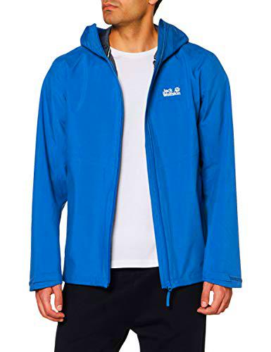 Jack Wolfskin JWP Shell M Chaqueta para Hombre, Azul, M