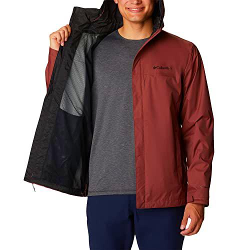 Columbia Watertight Chubasquero, Light Raisin, XX-Large para Hombre