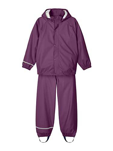 NAME IT Nkndry Rain Set Noos, Traje de lluvia para Unisex niños