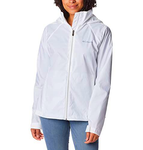 Columbia Switchback III Jacket, Giacca antipioggia impermeabile Mujer, White,