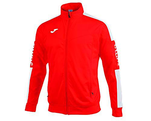 Joma 100687.602 Sudadera, Hombre, Rojo-Blanco, 2XL