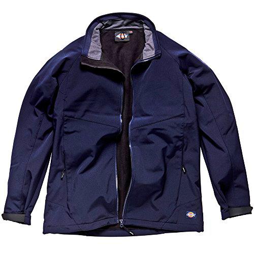 Dickies Softshell Jacket, Ropa de Abrigo Hombre, Azul (Navy Blue), XXL