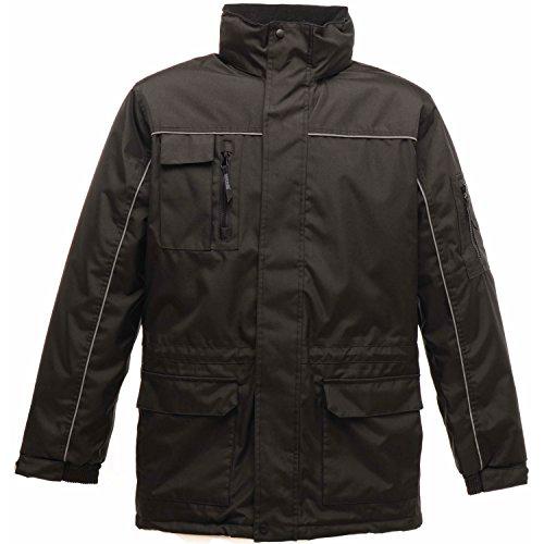 Regatta Hydrometer Parka Jacket Chaqueta, Hombre, Negro/Negro, Small