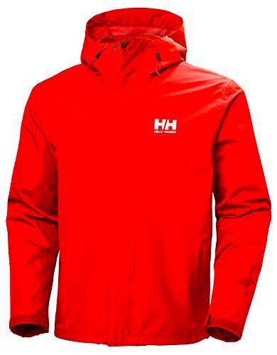 Helly Hansen Seven J Jacket Chaqueta, Hombre, 222 Alert Red, 5XL