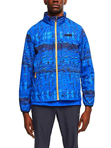 Esprit WV Jacket AOP Cortavientos, Azul Brillante, XL para Hombre