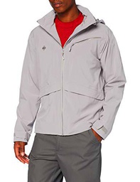 Izas Barrow Chaqueta Impermeable, Hombre, Gris, XL