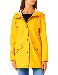 Only Onlelisa Raincoat Otw, Chubasquero de Mujer, Amarillo (Yolk Yellow), XXL