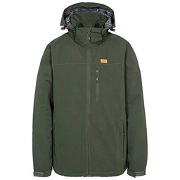 Trespass Weir - Chaqueta Impermeable con Capucha Oculta para Hombre