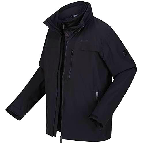 Regatta Chaqueta Shrigley II 3 en 1 de tejido reciclado impermeable Thermoguard para hombre