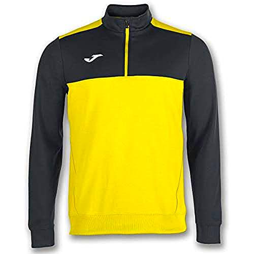 Joma Winner Sudadera, Hombre, Amarillo-Negro, M