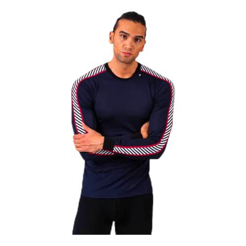 Helly Hansen Hh Lifa Stripe Crew Camiseta Deportiva Manga Larga