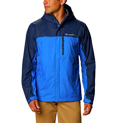 Columbia Pouring Adventure Chaqueta para Hombre, Azul (Bright Indigo