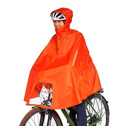 Tatonka PONCHO BIKE PONCHO Red Orange UNISEX ADULTOS