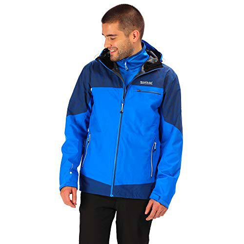 Regatta Chaqueta Sacramento V impermeable y transpirable ligera para hombre 3 en 1 con chaqueta interior elástica Extol 3 en 1