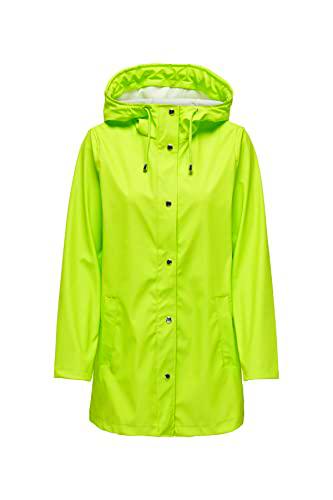 Only Onlellen Raincoat CC Otw Chubasquero, Verde Lima