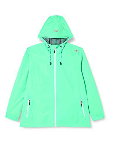 CMP - Chubasquero mujer poliéster ripstop, Menta, XL