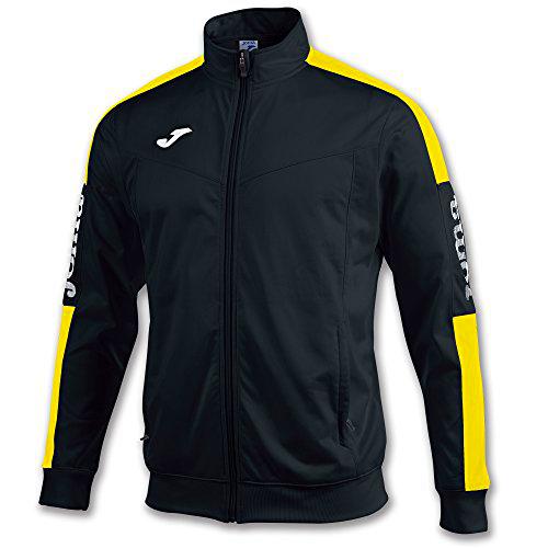 Joma 100687.109 Sudadera, Hombre, Negro-Amarillo, XS