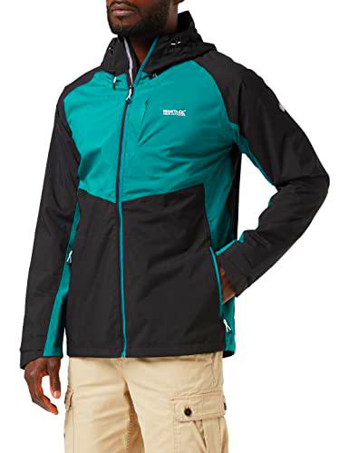 Regatta Britedale, Black/Pacific Green, XXXL Men's