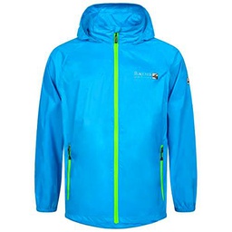 Deproc Active Damen Regenmantel Regenjacke mit Kapuze Atmungsaktiv Wasserdicht Wetterfest Windbreaker Übergangsjacke Robson Women Chaqueta para Lluvia