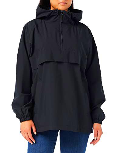 Core 10 Chaqueta con Capucha Resistente al Agua, Ideal para Llevar con Lluvia Mujer, Negro, M