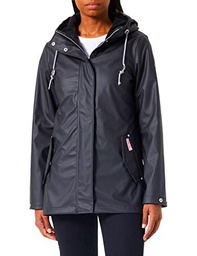 myMo 12314506 Chaqueta de Lluvia, Negro, M para Mujer