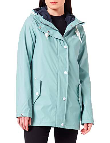 ICEBOUND 16314507 Chaqueta de Lluvia, Menta ahumada