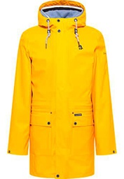 SCHMUDDELWEDDA Chubasquero, Amarillo Solar, L para Hombre