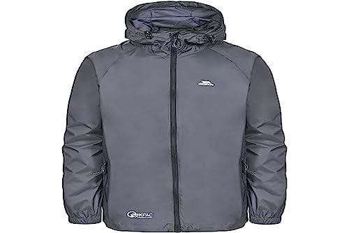 Trespass Qikpac Packaway TP75 Chaqueta, Hombre, Gris (FLI), S