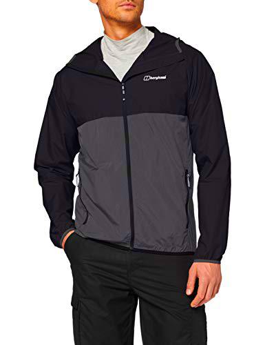 Berghaus Corbeck Windproof Chaqueta, Hombre, Negro Azabache, M