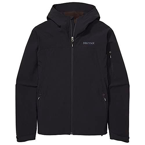 Marmot Hombre Alsek Hoody, Chaqueta softshell repelente al agua con capucha