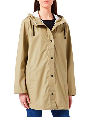 ONLY CARMAKOMA Carellen Otw-Abrigo Impermeable Chaqueta para Lluvia