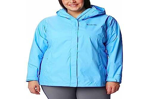 Columbia Arcadia Chubasquero, Geyser, Medium para Mujer