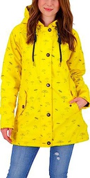 Seestern Umbrella, Chaqueta para lluvia Mujer, Gelb,