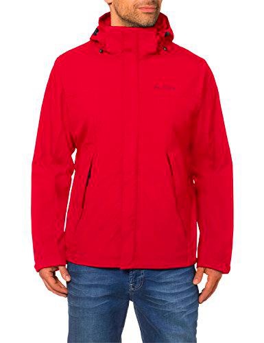 VAUDE Me Escape Light Chubasquero, Hombre, Rojo/Indian Red, XXXXL