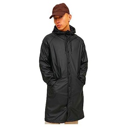 Jack &amp; Jones Jjeurban Rain Coat Noos Chubasquero, Negro