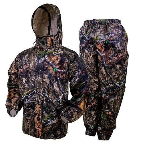 FROGG TOGGS All Sport Rain Suit Chubasquero, Mossy Oak DNA