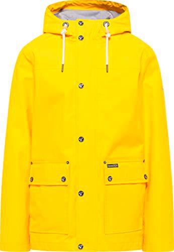 SCHMUDDELWEDDA Chubasquero, Amarillo Solar, S para Hombre