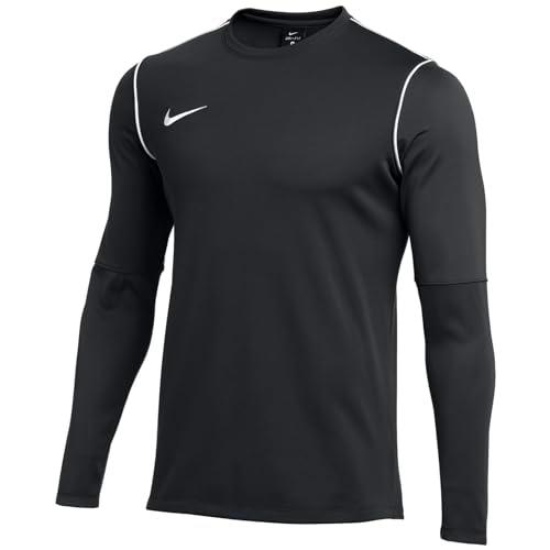 NIKE Hombre Sudadera, Black/White/White, L