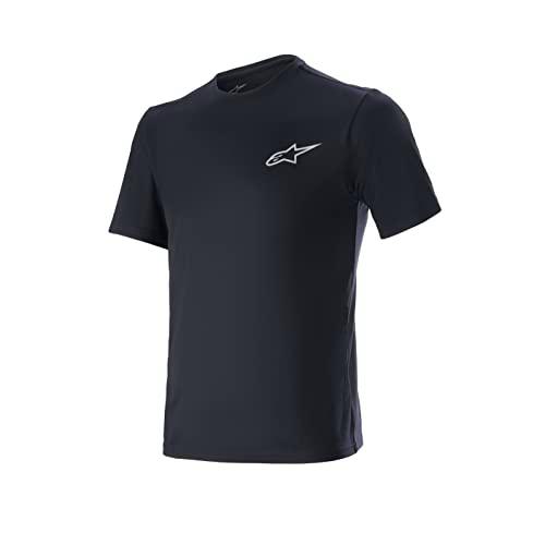 Alpinestars Camiseta Vert Tech Teeshirt, Negro, M para Hombre