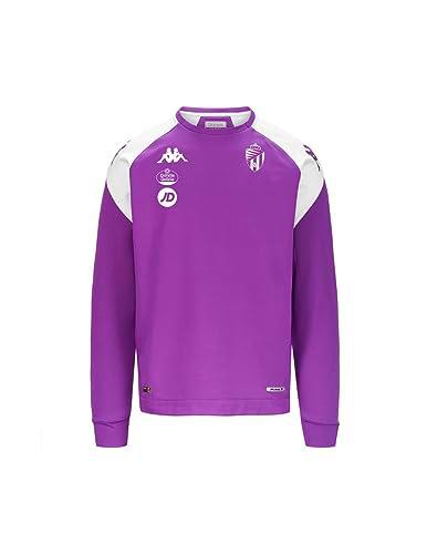 Kappa Sudadera ALDREN Pro 7 Valladolid 23-24, XL, Morado/Blanco, Hombre